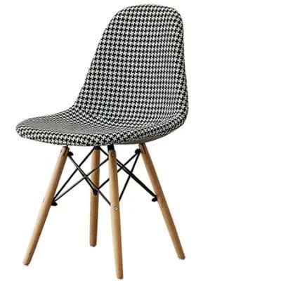 Coffee Shop Leisure Chairs Modern Bedroom Soft Makeup Leisure Chair Fabric Dining Chair Modern