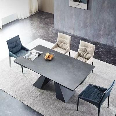 Modern Extendable Ceramic Dining Table Marble Dining Table Set Dining Table Designs