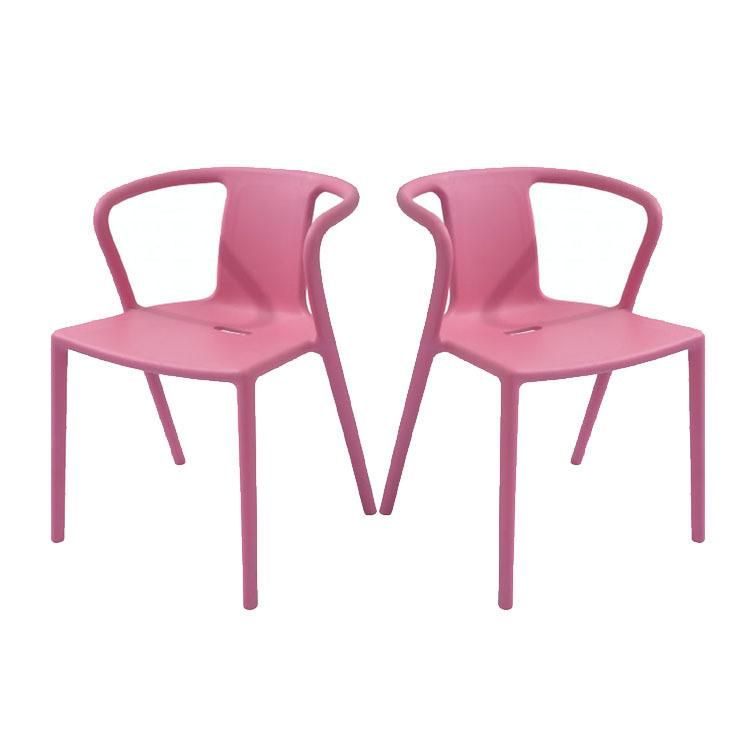 Italian Light Luxury Furniture Red Dining Chair Simple Creative Hotel Chair Plastic