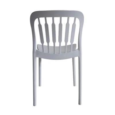 Sillas De Polipropileno Promotional Stacking Armless Cheap Full PP Modern Outdoor Plastic Chairs