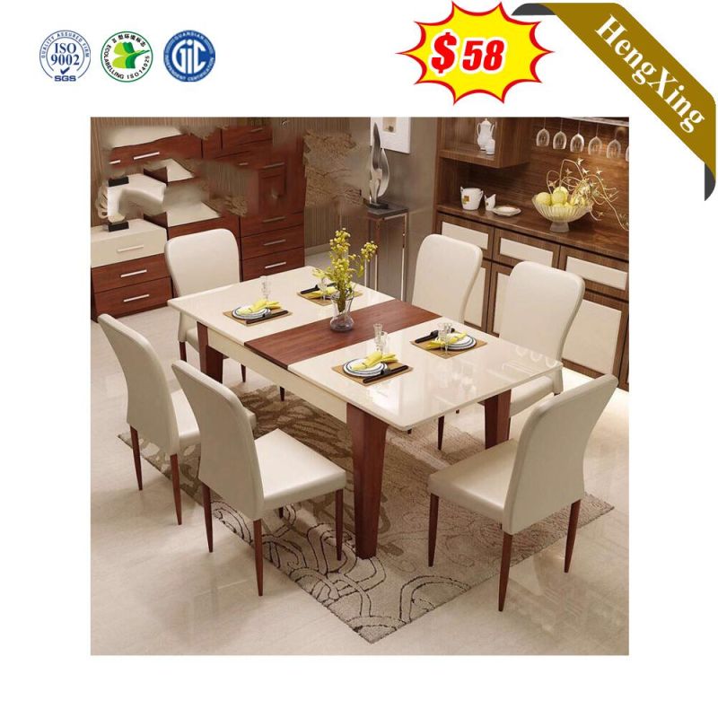 Modern Wooden Hotel Suite Long Dining Table & Chair Set Dining Room Furniture Sets