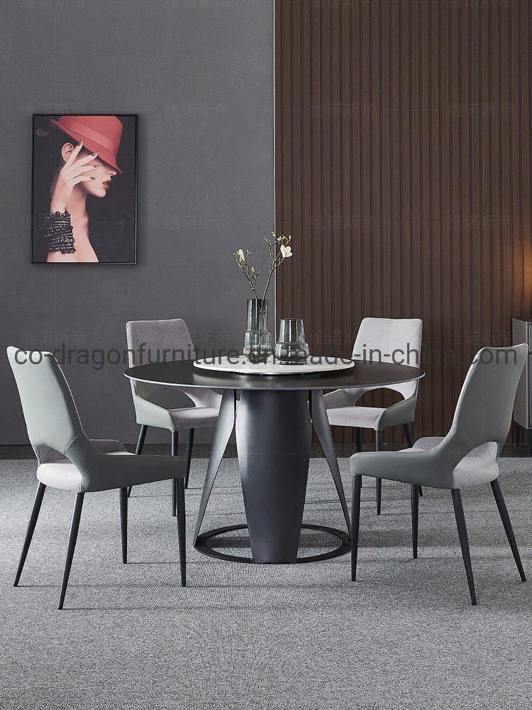 Modern Luxury Furniture 6 Seats Dining Table Sets with Top