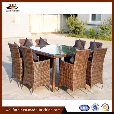 Waterproof Patio Garden Rattan Chair Set with Table (WF-205)