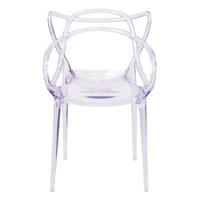 Exquisite Workmanship OEM ODM High Back Steel Leg PP Body Plastic Dining Chairs