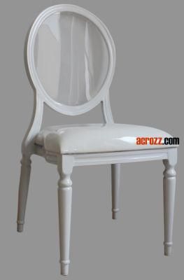 Classic French Events Rental Party Furniture Stackable Acrylic Clear Louis Dining Chair