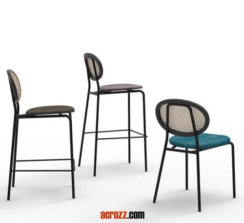 Design Loie Lounge Chair Rattan Furniture Hotel Courtyard Chairs Outdoor or in Door Banquet Events Stool Leisure Net Chair