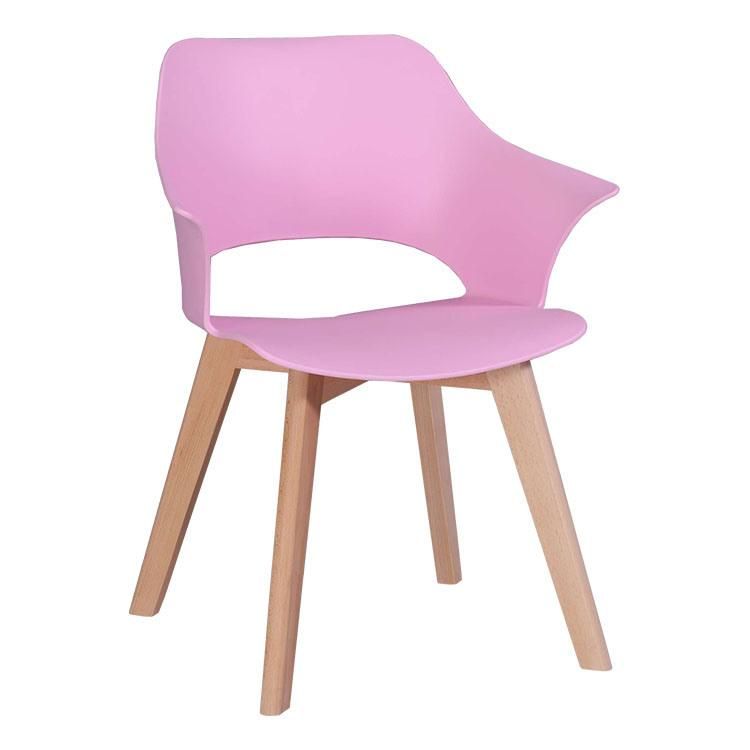 Cheap Outdoor Furniture Plastic Chair for Garden Stackable Outdoor Chair PP Leisure Dining Plastic Chair Without Arm