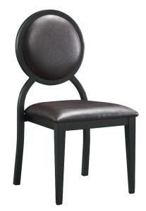 Durable Round Back Black Color Wedding Banquet Chair