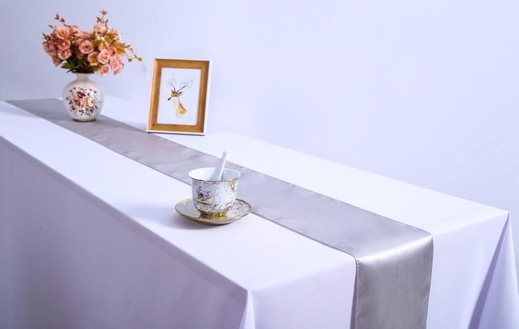 Hot Sale Colorful Tablecloth Fabric Linen Decoration for Hotel Table Cloth