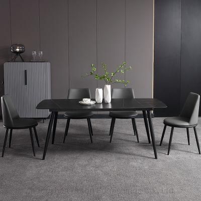 Dining Room Furniture Metal Table and Chairs Sets (SP-DT118)