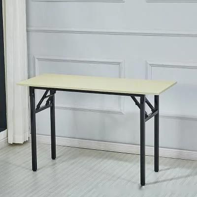 Hot Selling Wooden Meeting Working Desk Modern Design Folding Table