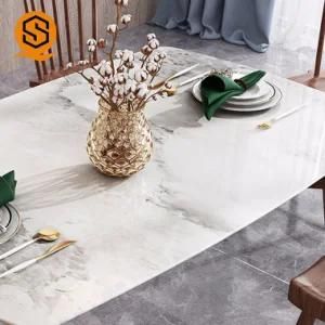 Guangnzhou Manufacturer Man-Made Stone Artificial Stone Dinner Table