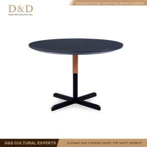 Modern Style Metal Top Coffee Table Round Tea Table