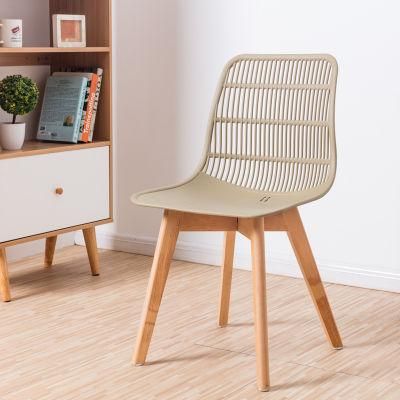 New Design Plastic Cafe Lounge Chairs Sillas De Plasticas Leisure Chair for Dining Room PP Dining Chair
