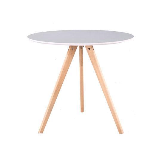 Modern Wooden MDF Designed Small Round Coffee Table