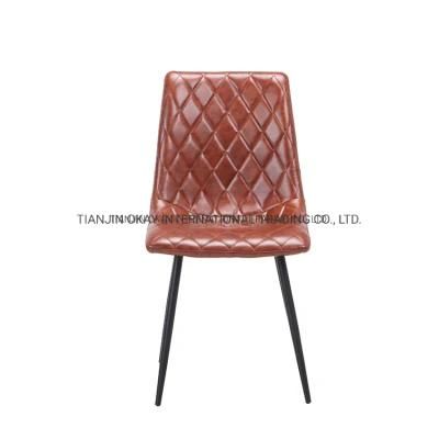 Luxury Metal Restaurant Chairs Set Dining Room Furniture Modern Dining Chair