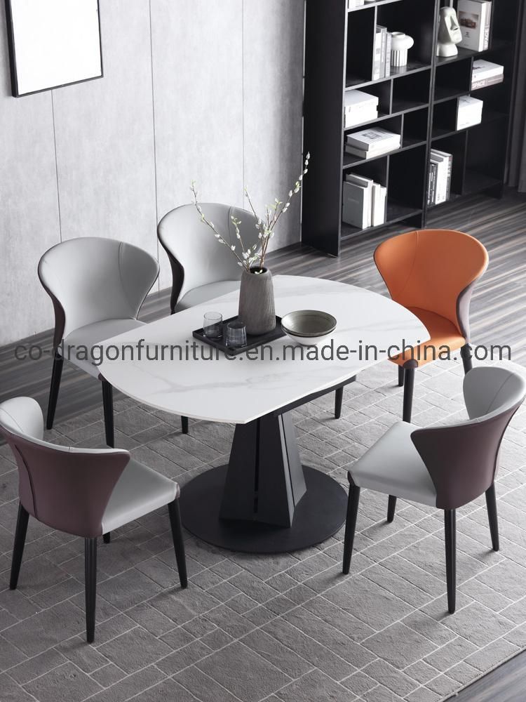 Modern Furniture Function Dining Table with Round Top 6 Sets