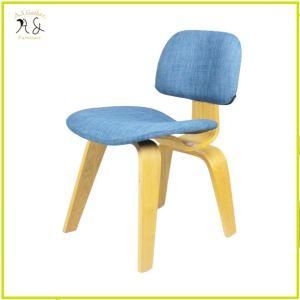 Dining Chair Furniture Nordic Style Design Low Lounge Chair Wood with Seat Pad