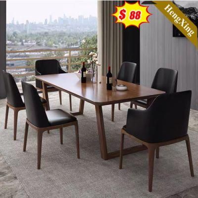 Durable Modern Home Restaurant Dining Furniture Wooden Restaurant Table Dining Table (UL-21LV0216)