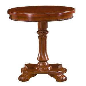 Brown Color Round Wooden Table for Cigar Bar (211)