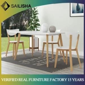 Nordic Simple Style Dining Table with 4 Chairs for Dining Room Furniture