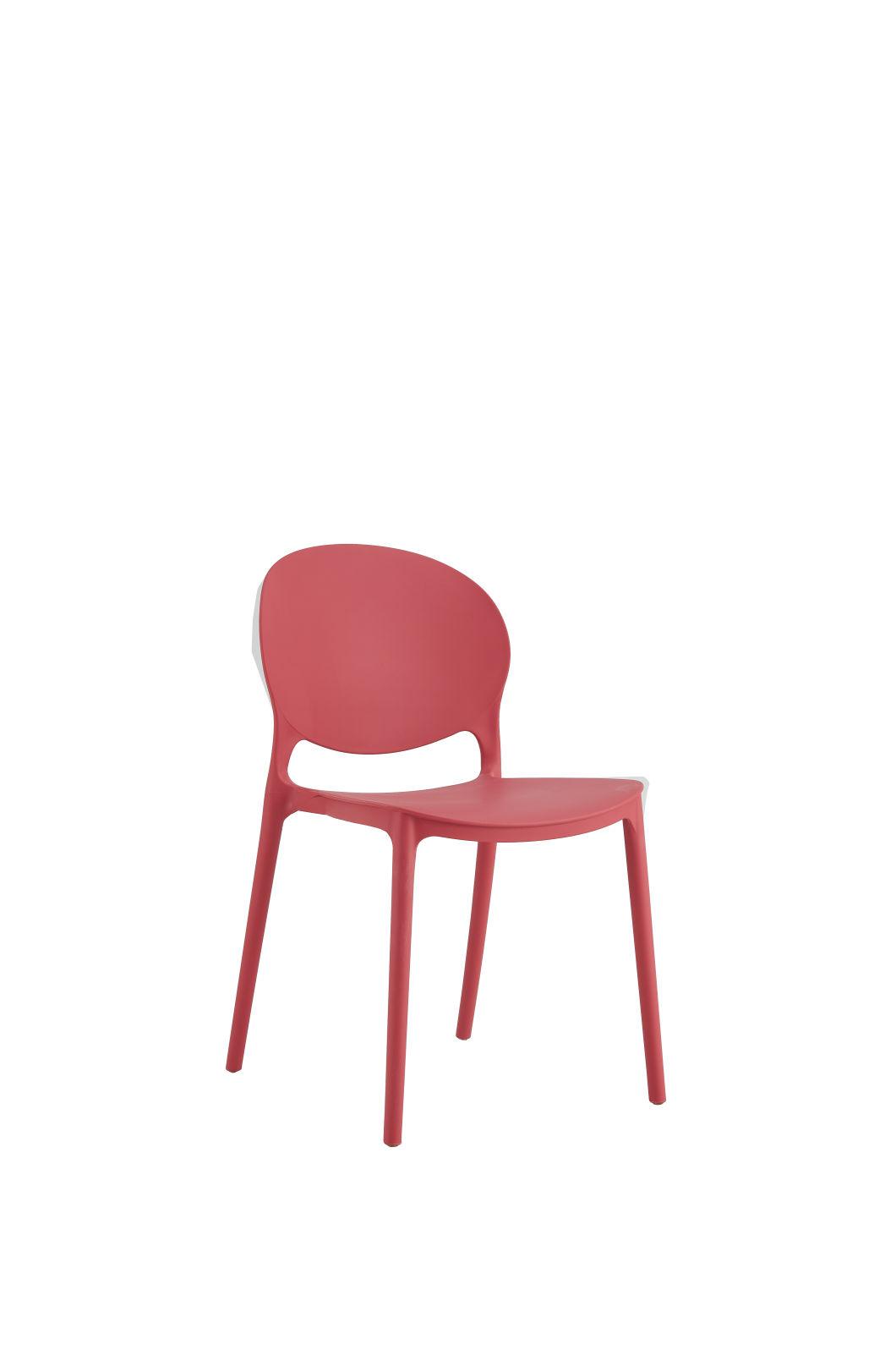 Direct Sale New Design Living Room Furniture Ergonomics Stackable Bar Restaurant Dining Plastic Chair