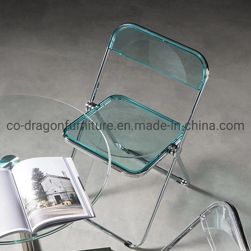 Hot Sales Metal Plastic Folding Dining Chair for Wedding Furniture