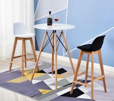 Nordic Leisure Single High Cafe Table for Wine Bar Furniture