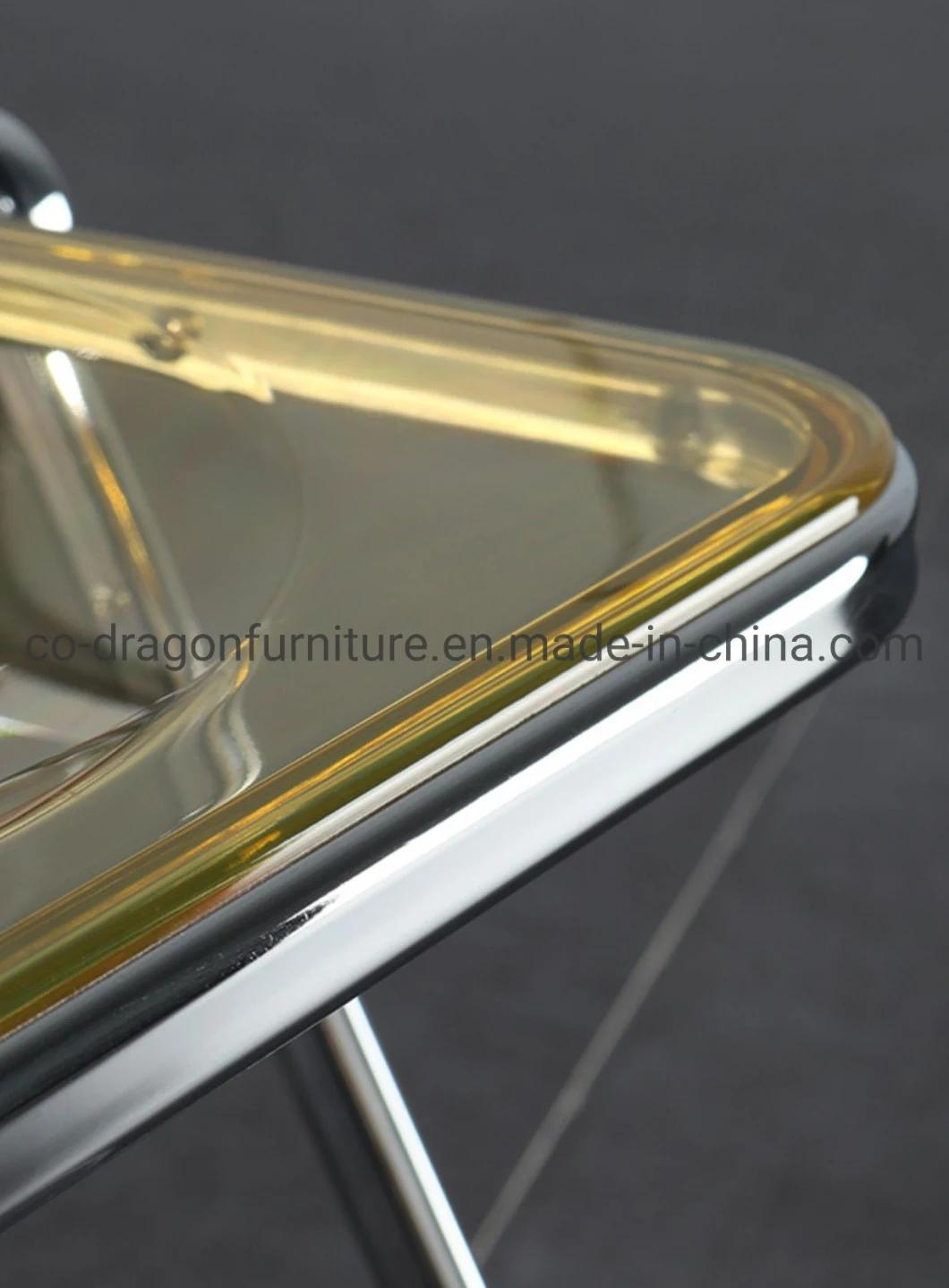 Hot Sales Metal Plastic Folding Dining Chair for Wedding Furniture