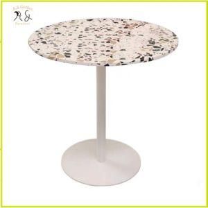 Ins Stylish Small Round Allophane Table Top Cafe Shop Metal Table