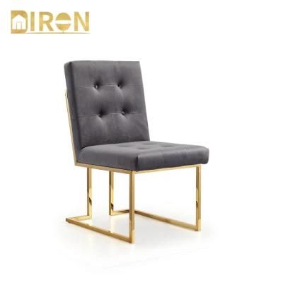 China Wholesale Modern Factory Supply High Quality Velvet Dining Chair