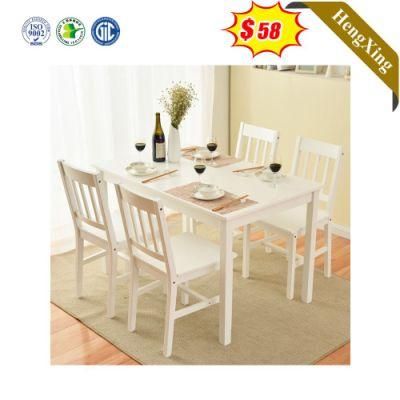 Home Kitchen Square Italian Modern Table Wooden Dining Room Furniture Sets