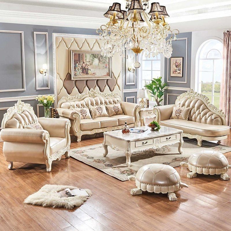 High End French Style Lounge Sofa Oak Wood Event Wedding Sofa