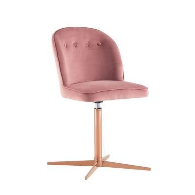 Factory Modern High Quality Custom Home Furniture Chair Metal Leg Restaurant Chair Fabric Velvet Room Dining Chair