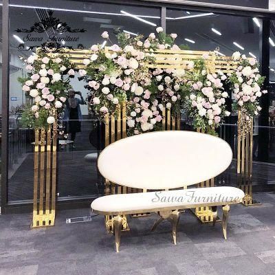 Stainless Steel Backdrop Customerized Size Factory Direct Selling for Wedding