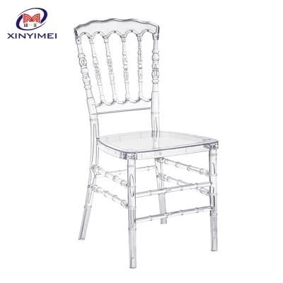 High Quality Resin Chiavari Napoleon Chair for Wedding Receptions Rental