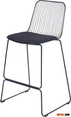 Outdoor Furniture String Steel Wire Bar Stool Chair