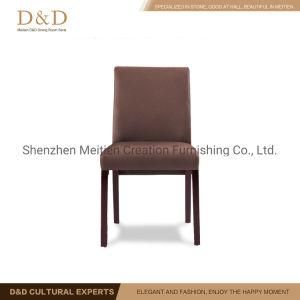 Hot Sale Solid Wood Leather Dining Chair for Home Furniture