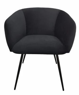 Hot Sale Fabric Leisure Chair Metal Dining Furniture From China