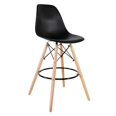 Home Furniture Creative Plastic Metal High Footstool Bar Chair