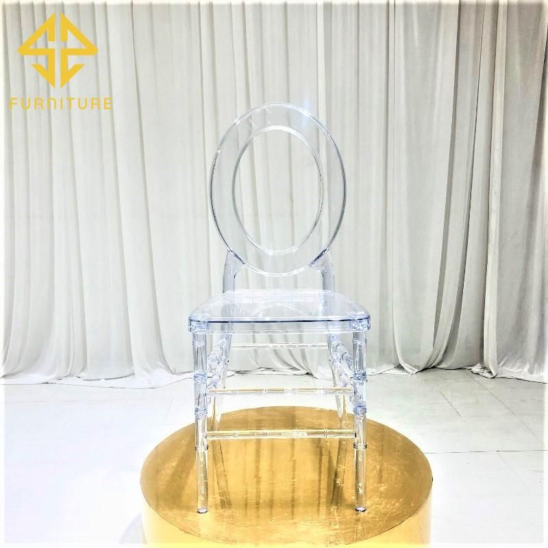 Newest Event Furniture Plastic Clear Dining chair