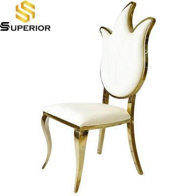 Wholesale Hotel Furniture Banquet Chairs Gold Metal Stainless Steel