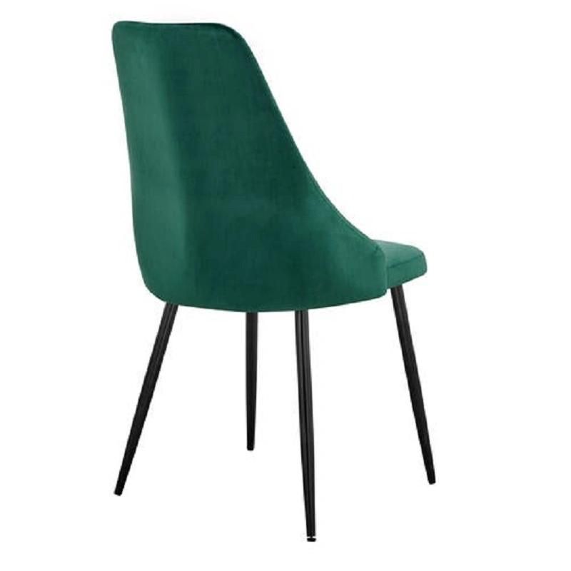 Luxury Modern Fabric Metal Dining Chair