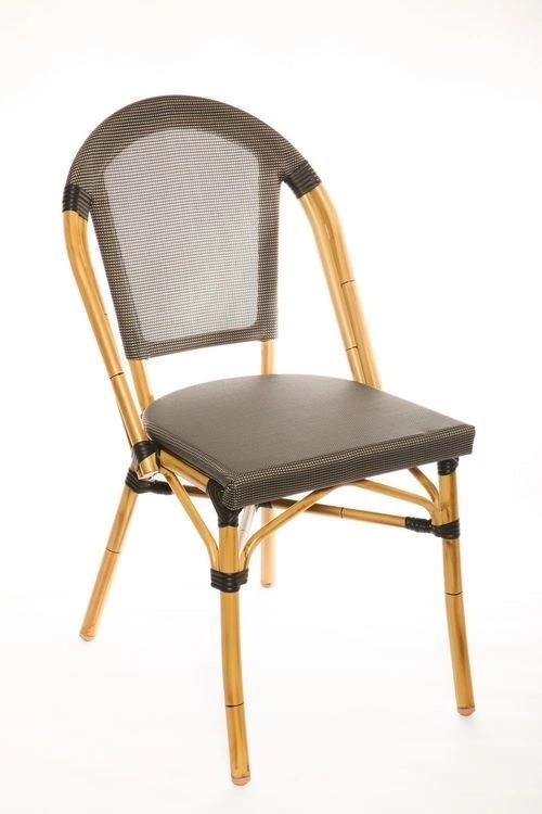 Black Color Light Weight Cheap Price Aluminum Chair