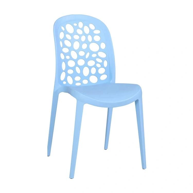 Restaurant Wholesale Outdoor Furniture Garden Stackable Plastic Stacking Chair