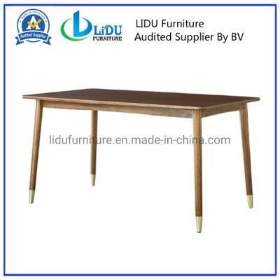 Modern Dining Table Set Home Furniture China Manufacturer Wooden Table and Chairs Home Solid Wood Table