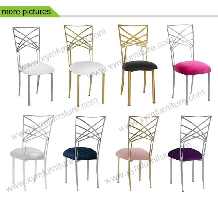 Fashionable Wholesale Stacking Iron Chiavari Chairs for Wedding