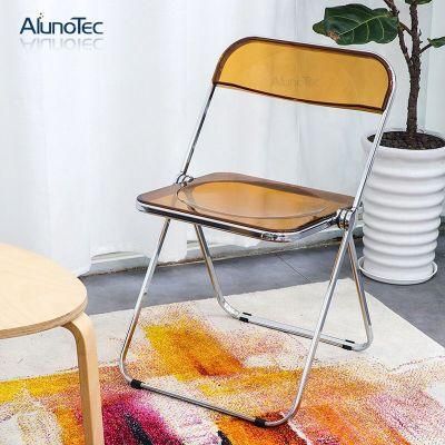 Home Style Metal Plastic Folding Chair for Dining/Bar/Office/Party