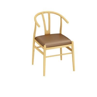 Modern Simple Hotel Balcony Reception Leisure Dining Chairs Upholstered Metal Wedding Chairs