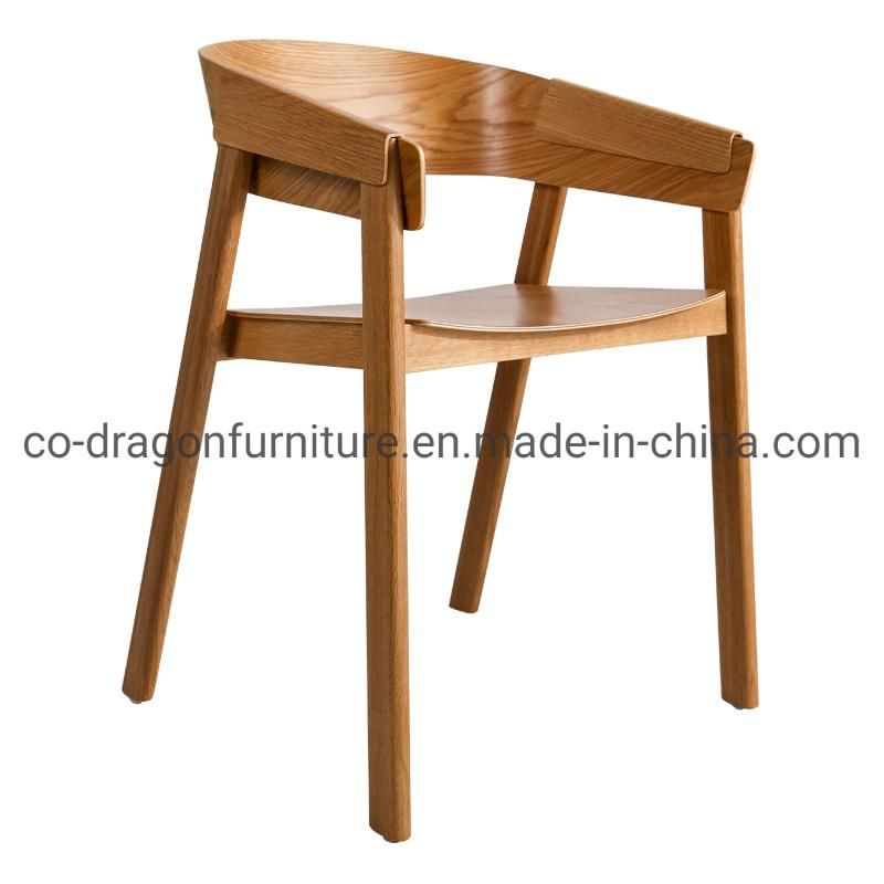 Modern Dining Furniture Solid Wood Chairs Dining Chair with Arm